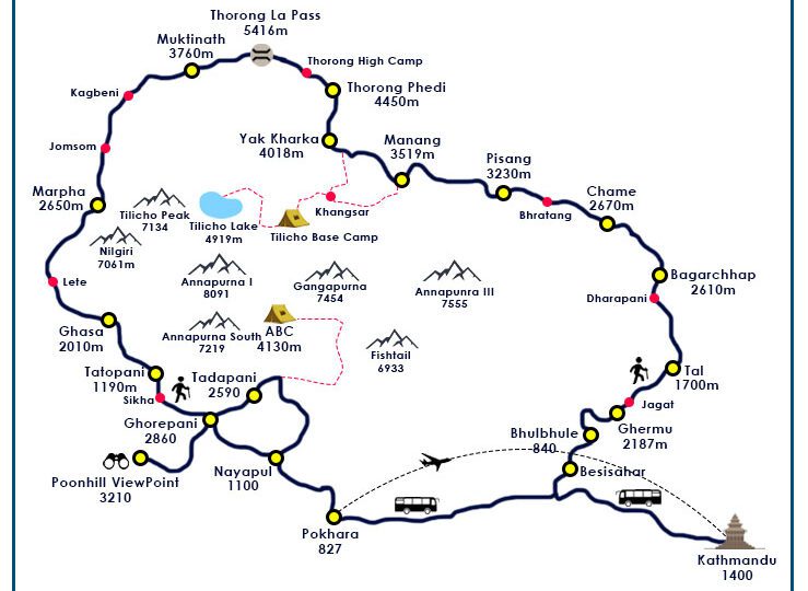 annapurna-circuit-trek-map