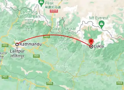 kathmandu-to-lukla-distance