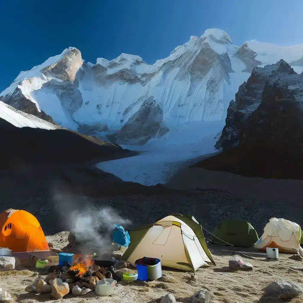 food-and-camping-in-lobuche-peak-climbing