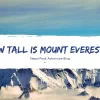 how-tall-is-mount-everest