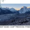 everest base camp trekking itinerary