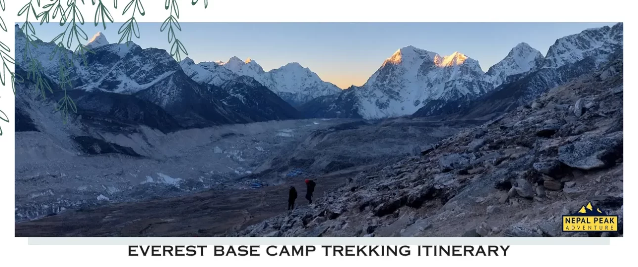 everest base camp trekking itinerary