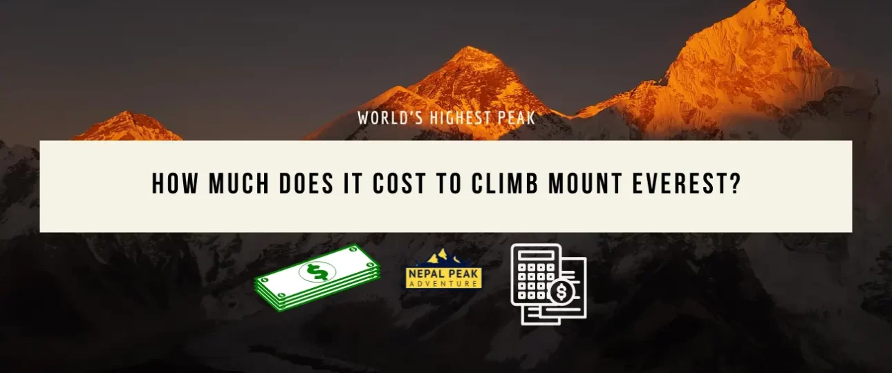 how much does it cost to climb mount everest?